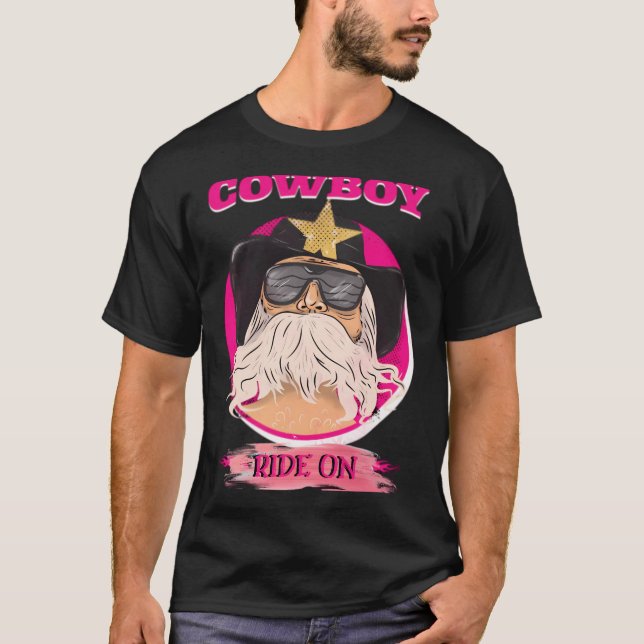 Camiseta Motocicleta Cowboy (Frente)