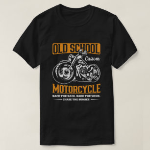 Camiseta Motocicleta da velha escola