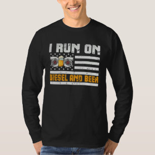 Camiseta Motocicleta de automobilismo a diesel eu ando a di