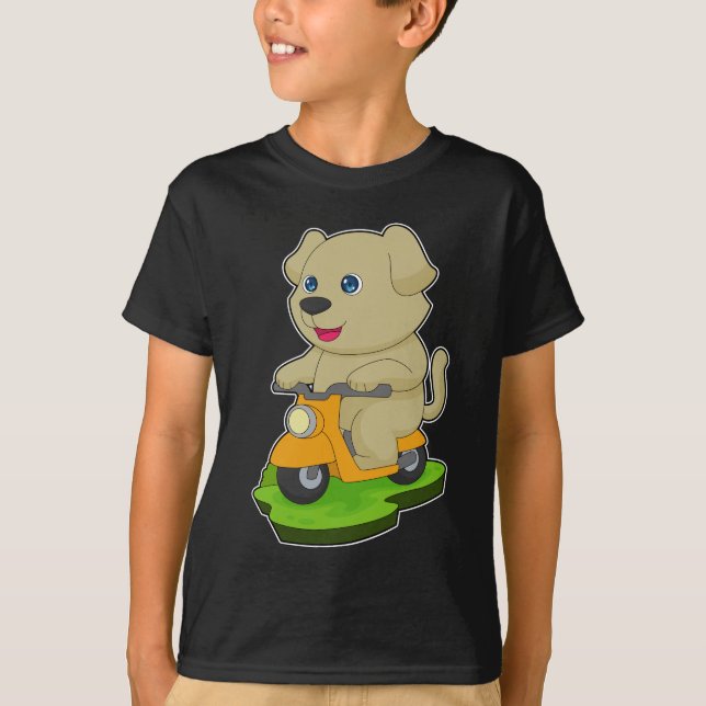 Camiseta Motocicleta de cães (Frente)