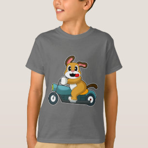 Camiseta Motocicleta de cães