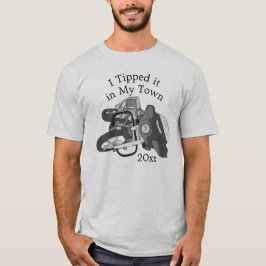 Camiseta Motocicleta derrubada