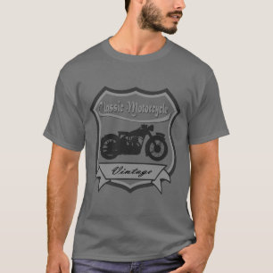 Camiseta Motocicleta do clássico do vintage