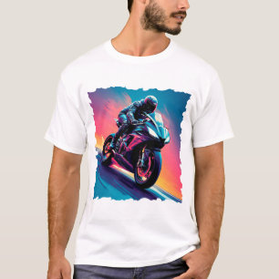 Camiseta Motocicleta em alta velocidade