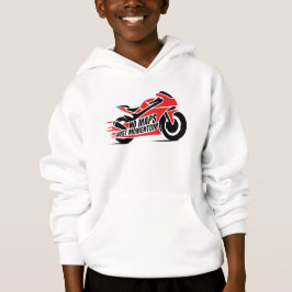 Camiseta Motocicleta Esportiva Vermelha e Preta