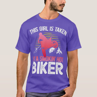 Camiseta Motocicleta Esta Garota É Levada Por Um Ho De Fuma