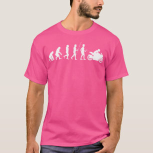 Camiseta Motocicleta Evolution Biker Motorbike Rider