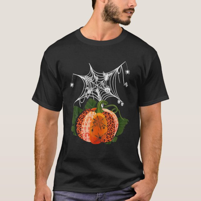 Camiseta Motocicleta Funny Biker Pumpkin Lover Biker (Frente)