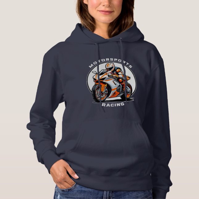 Camiseta Motocicleta Hoodie (Frente)