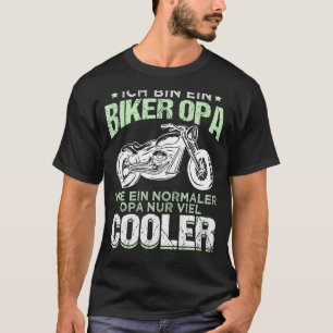 Camiseta Motocicleta Ich Caixa Ein Biker Opa Motor Say