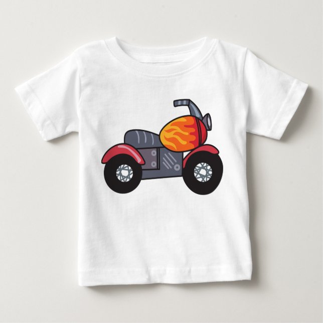 Camiseta Motocicleta infantil (Frente)