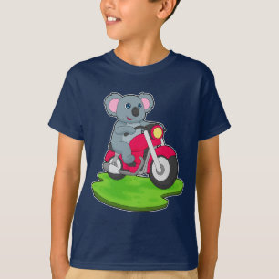 Camiseta Motocicleta Koala