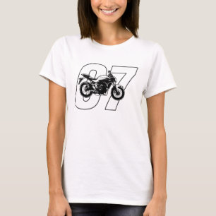 Camiseta Motocicleta MT07 FZ07 de Yamaha MT-07 FZ-07