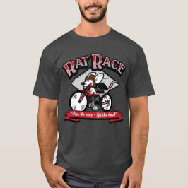 Camiseta Motocicleta retro "competição desenfreada " dos