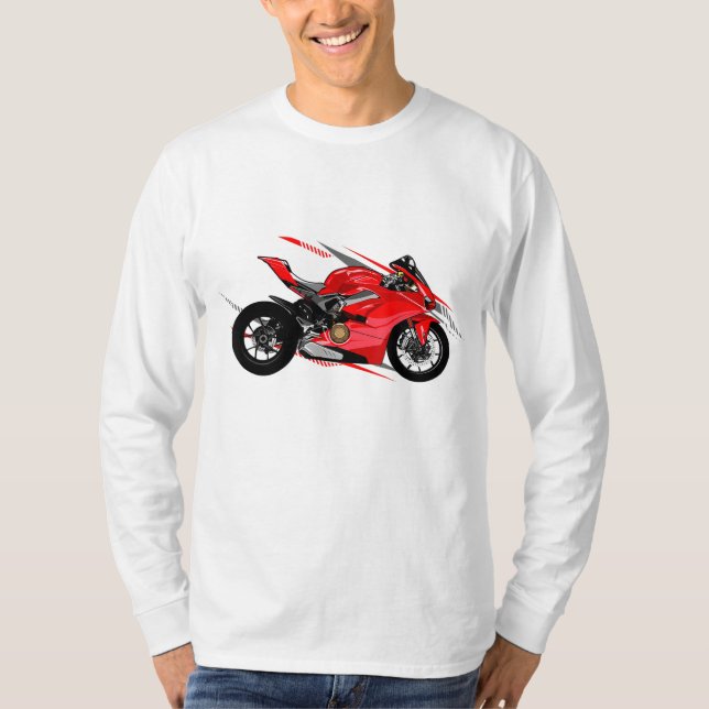 Camiseta Motocicleta Sportbike & Street (Frente)