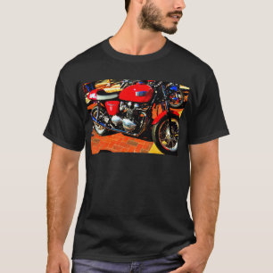 Camiseta Motocicleta vermelha de Triumph