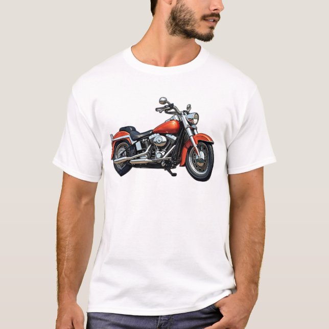 Camiseta Motocicleta Vintage (Frente)