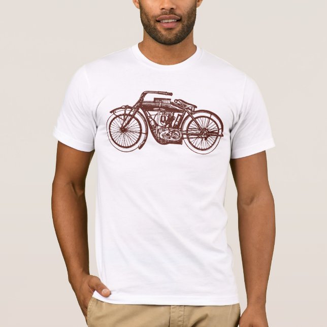 Camiseta Motocicleta Vintage (Frente)