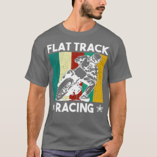 Camiseta Motocicleta Vintage Flat Track Racer