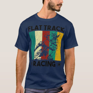 Camiseta Motocicleta Vintage Flat Track Racer
