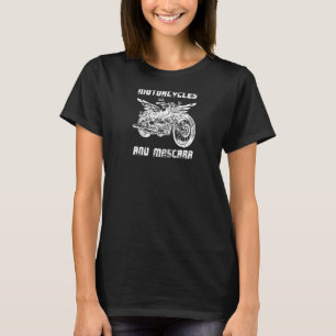 Camiseta Motocicletas Engraçadas Meninas De Bicicleta Masca