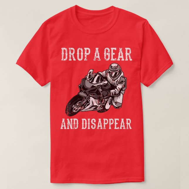 Camiseta Motocicletas Engraçadas Presentes Para Motocicleta (Frente do Design)