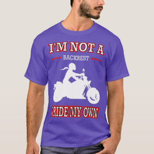 Camiseta Motocicletas Não Sou Um Retorno Que Eu Dirigo
