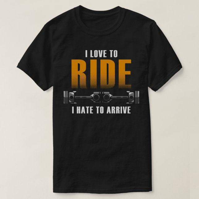 Camiseta Motociclismo com Namorada (Frente do Design)