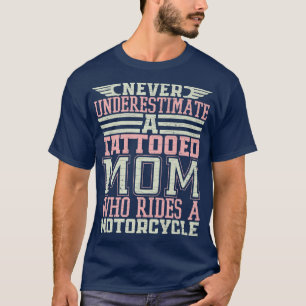 Camiseta Motociclista 1010 Tatuada Mãe
