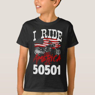 Camiseta Motociclista Anti Trump 50501 Pró-democracia Re