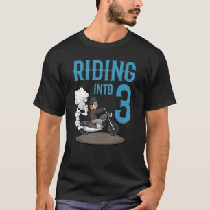 Camiseta Motociclista Biker Andando Para 3 Motocicletas