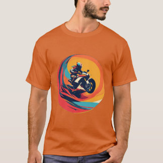 Camiseta Motociclista Correndo
