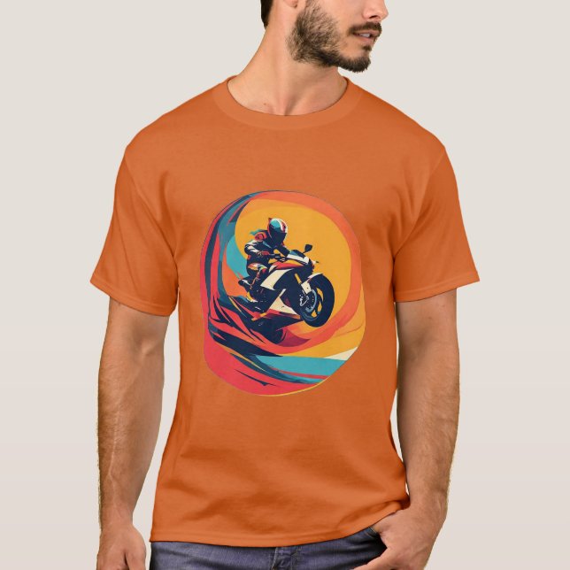 Camiseta Motociclista Correndo (Frente)