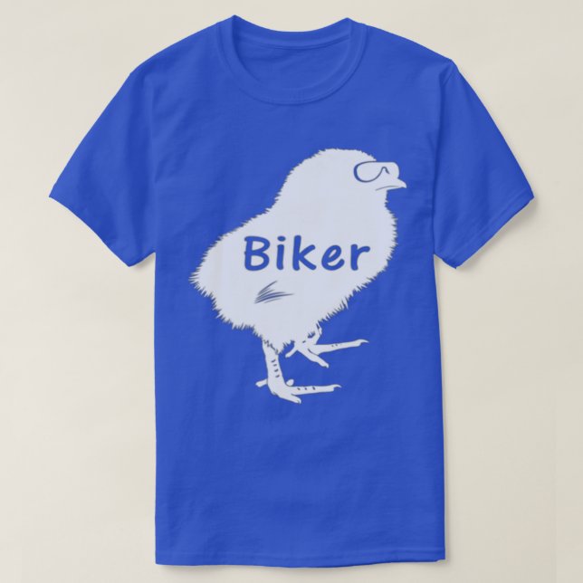 Camiseta Motociclista de Pintinhos (Frente do Design)