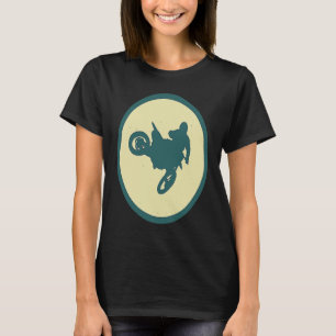 Camiseta Motociclista de Terra Retro Motocross Antigo