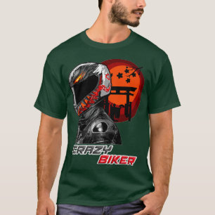 Camiseta Motociclista divertida, motociclista para homens e