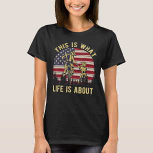 Camiseta Motociclista, É Sobre Isso Que a Vida É Americana 