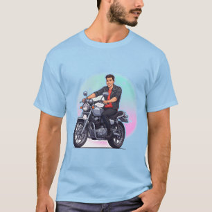 Camiseta Motociclista Elegante