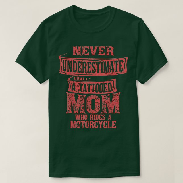 Camiseta Motociclista Mãe Biker (Frente do Design)