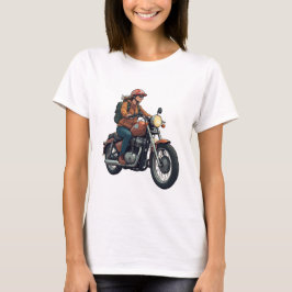 Camiseta Motociclista na Estrada