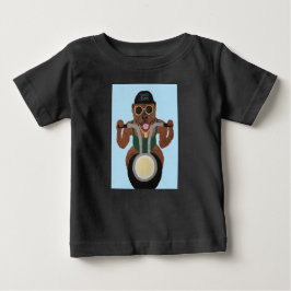 Camiseta Motociclista Pit Bull em motocicleta