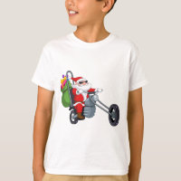motociclista santa claus