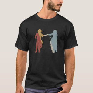 Camiseta Motociclistas: Fist Bump Retro Style Vintage 1