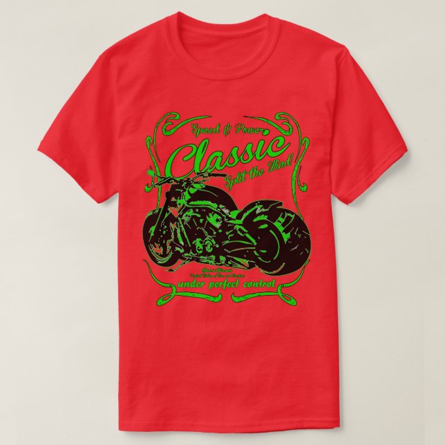 Camiseta Motociclo Clássico 1 (Frente do Design)