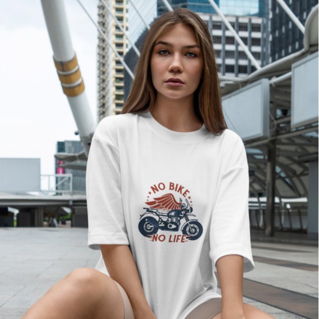 Camiseta Motociclo com asas (Criador carregado)