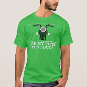 Camiseta Motociclo com escape alto