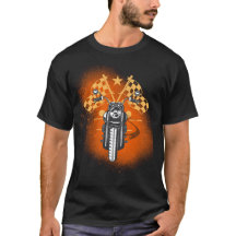 Motociclo com estrelado de estrelagem e pintura