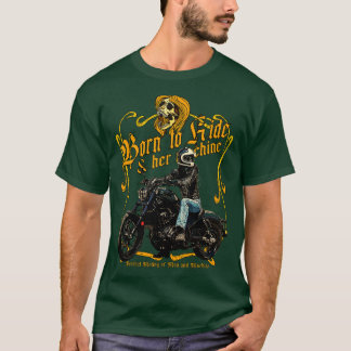 Camiseta Motociclo de nascer a Corrida