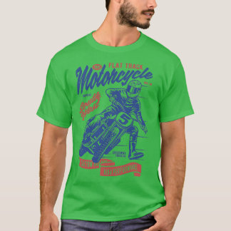 Camiseta Motociclo de pista plana