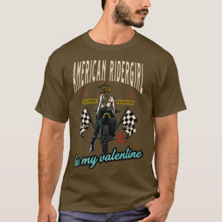 Camiseta Motociclo do dia de os namorados